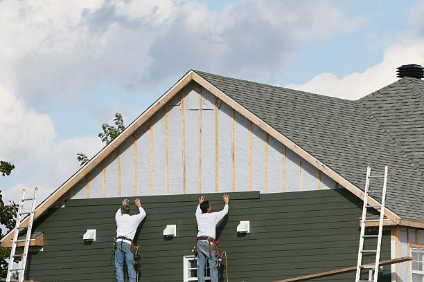 Professional Siding Contractor technician working in Rockville, CT
